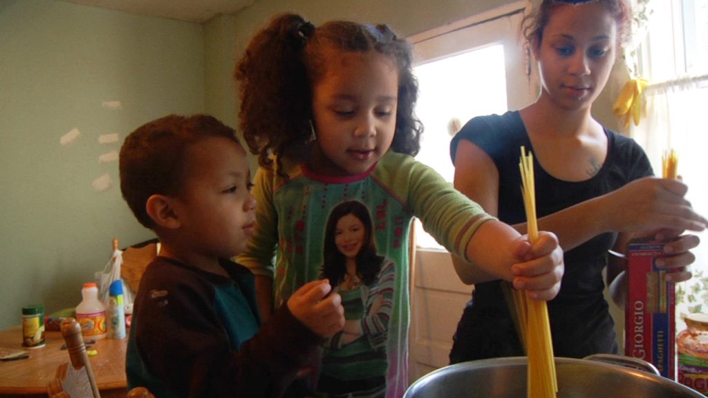 Film still from A Place at the Table