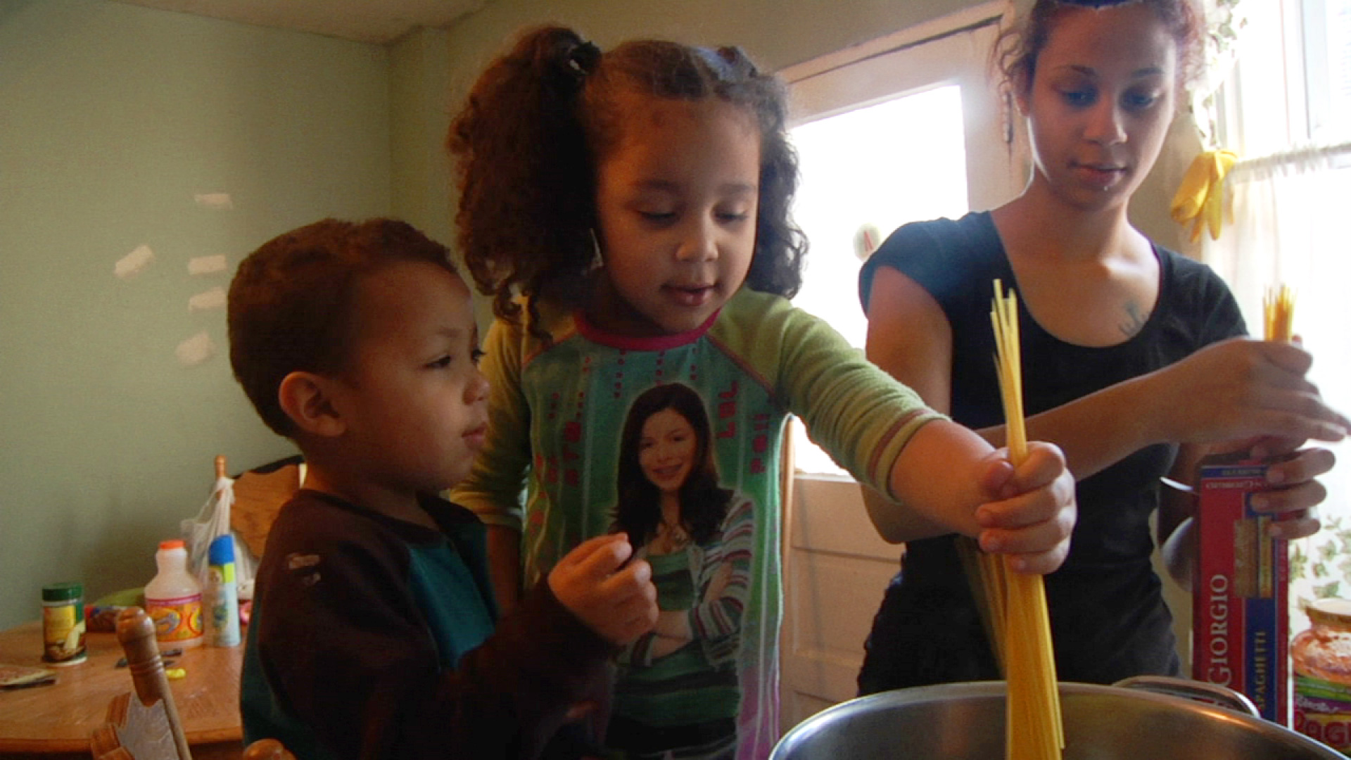 Film still from A Place at the Table